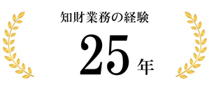 知財業務の経験25年